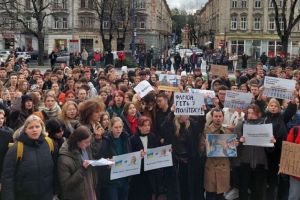 митинг студентов